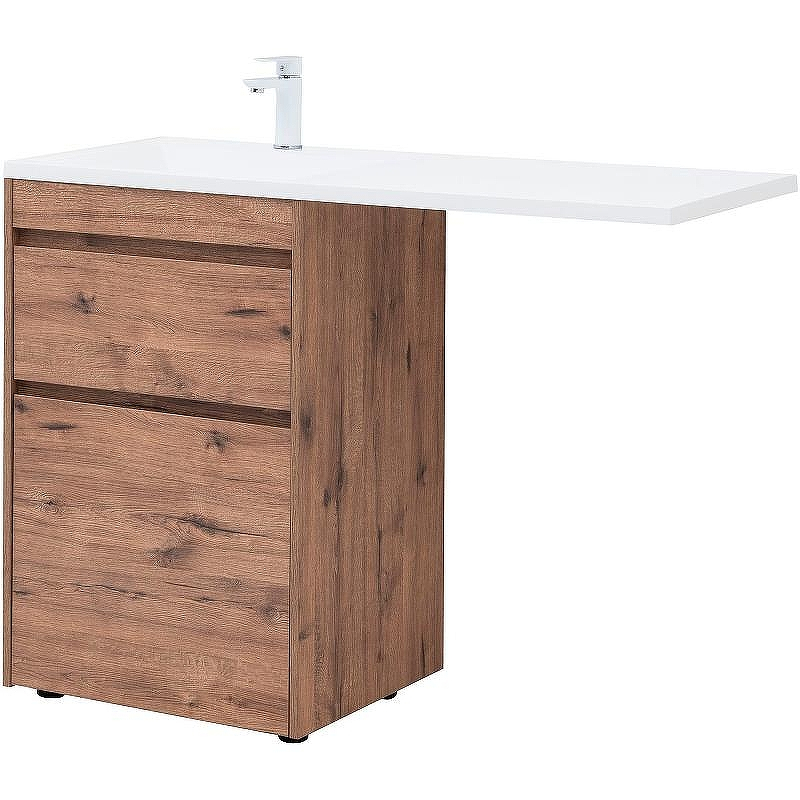 Тумба с раковиной Aquanet Токио 120 L 335587 Дуб веллингтон, купить, цена, заказать, магазин, доставка, скидка, промокод, купить, цена, заказать, магазин, доставка, скидка, промокод