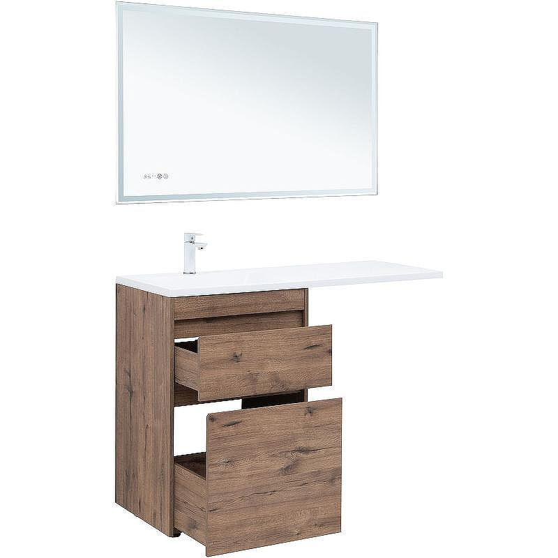 Тумба с раковиной Aquanet Токио 120 L 335587 Дуб веллингтон, купить, цена, заказать, магазин, доставка, скидка, промокод, купить, цена, заказать, магазин, доставка, скидка, промокод