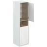 Шкаф пенал Cersanit Louna 35 SP-SL-LOU/Wh подвесной Белый глянец дуб Эврика, купить, цена, заказать, магазин, доставка, скидка, промокод, купить, цена, заказать, магазин, доставка, скидка, промокод