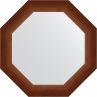 Зеркало Evoform Octagon 52х52 BY 3727 в багетной раме - Орех 65, купить, цена, заказать, магазин, доставка, скидка, промокод, купить, цена, заказать, магазин, доставка, скидка, промокод