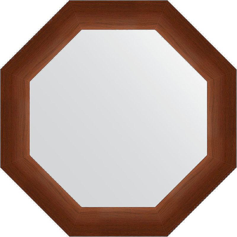 Зеркало Evoform Octagon 52х52 BY 3727 в багетной раме - Орех 65, купить, цена, заказать, магазин, доставка, скидка, промокод, купить, цена, заказать, магазин, доставка, скидка, промокод