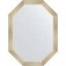 Зеркало Evoform Octagon 60x80 BY 7043 в багетной раме - Травленое серебро 59, купить, цена, заказать, магазин, доставка, скидка, промокод, купить, цена, заказать, магазин, доставка, скидка, промокод
