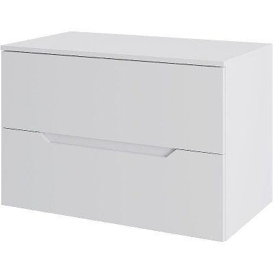 Тумба под раковину Orange Line 80 Li-80TuwMDF подвесная Белая матовая