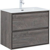 Тумба под раковину Aquanet Милан 80 336374 подвесная Дуб рошелье, купить, цена, заказать, магазин, доставка, скидка, промокод, купить, цена, заказать, магазин, доставка, скидка, промокод