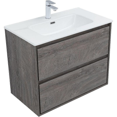 Тумба под раковину Aquanet Милан 80 336374 подвесная Дуб рошелье