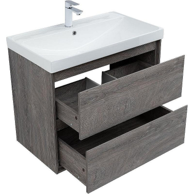 Тумба под раковину Aquanet Милан 80 336374 подвесная Дуб рошелье