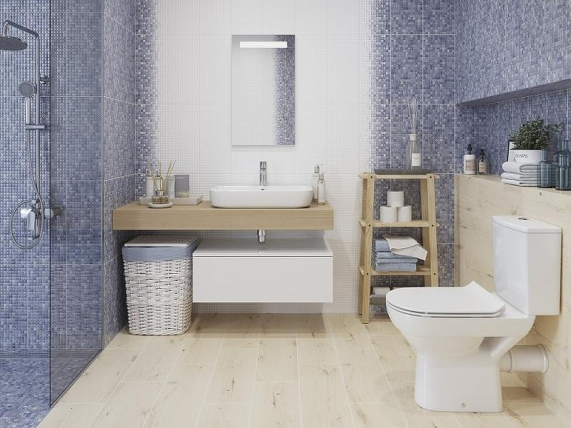 Зеркало Cersanit Led 010 Base 50 KN-LU-LED010*50-b-Os с подсветкой сверху, купить, цена, заказать, магазин, доставка, скидка, промокод, купить, цена, заказать, магазин, доставка, скидка, промокод