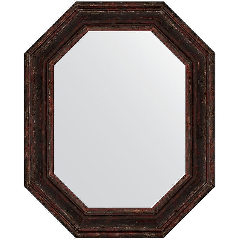 Зеркало Evoform Polygon 79х64 BY 7218 в багетной раме - Темный прованс 99, купить, цена, заказать, магазин, доставка, скидка, промокод, купить, цена, заказать, магазин, доставка, скидка, промокод