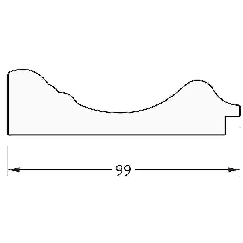 Зеркало Evoform Polygon 79х64 BY 7218 в багетной раме - Темный прованс 99, купить, цена, заказать, магазин, доставка, скидка, промокод, купить, цена, заказать, магазин, доставка, скидка, промокод