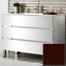 Тумба с раковиной SanVit Кубэ-3 120 kkube3120 в цвете Ral Шоколад, купить, цена, заказать, магазин, доставка, скидка, промокод, купить, цена, заказать, магазин, доставка, скидка, промокод