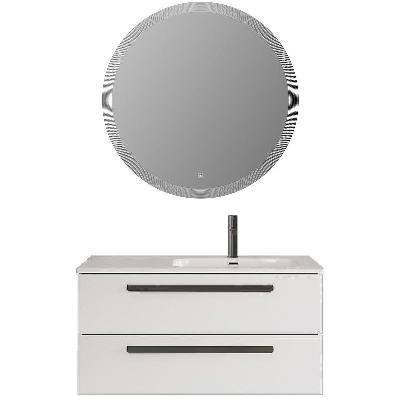 Тумба под раковину Cezares Eco-Cer-N 100 R ECO-CER-N-1000-2C-SO-BL-R подвесная Bianco Lucido без ручек, купить, цена, заказать, магазин, доставка, скидка, промокод, купить, цена, заказать, магазин, доставка, скидка, промокод