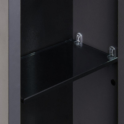 Зеркальный шкаф Aquaton Ар-Деко 85 1A280602DD8D0 Серый кобальт