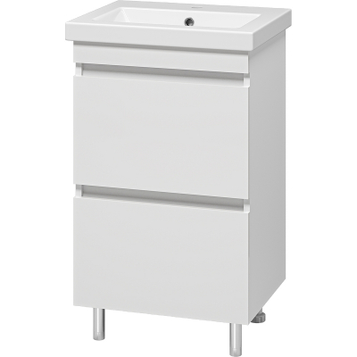 Тумба с раковиной Misty Енисей 50 УТ000009446 Белая