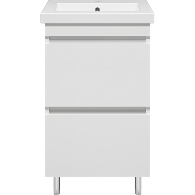 Тумба с раковиной Misty Енисей 50 УТ000009446 Белая