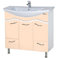 Тумба под раковину Bellezza Мари 85 4632914000225 Бежевая, купить, цена, заказать, магазин, доставка, скидка, промокод, купить, цена, заказать, магазин, доставка, скидка, промокод