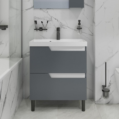 Тумба под раковину СанТа Антарес 70 700520 Белый глянец