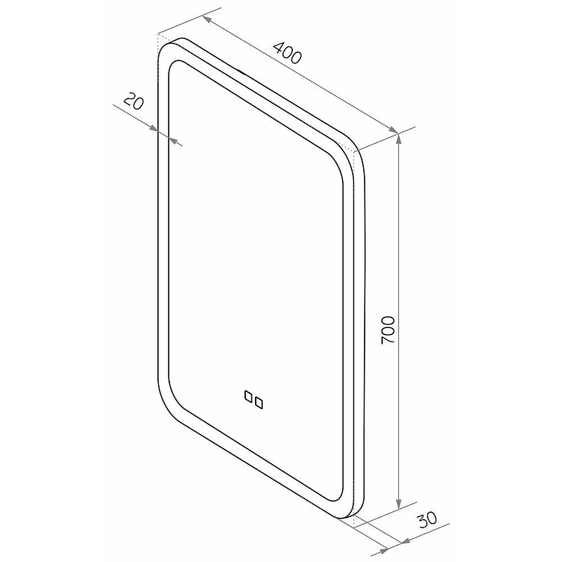 Зеркало Misty Мирах 40 МИР-02-40/70-14 с подсветкой с сенсорным выключателем и подогревом, купить, цена, заказать, магазин, доставка, скидка, промокод, купить, цена, заказать, магазин, доставка, скидка, промокод