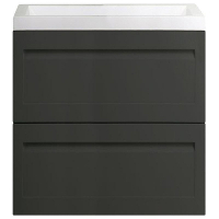 Тумба под раковину Art&Max AM-Platino-580-2C-SO-GM подвесная Серый матовый, купить, цена, заказать, магазин, доставка, скидка, промокод, купить, цена, заказать, магазин, доставка, скидка, промокод