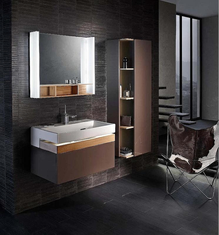 Шкаф пенал Jacob Delafon Terrace 50 R EB1179D-N23 подвесной Коричневый, купить, цена, заказать, магазин, доставка, скидка, промокод, купить, цена, заказать, магазин, доставка, скидка, промокод