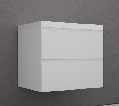 Тумба под раковину Style Line Манхэттен 70 ЛС-00002362 подвесная цвет Белый матовый