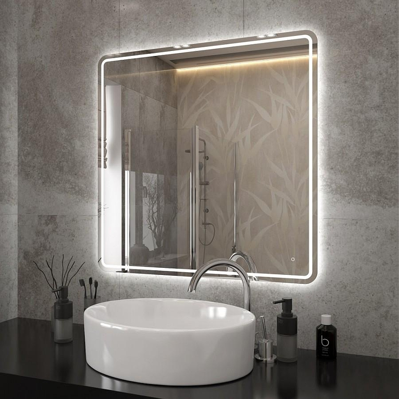 Зеркало Maretti Florenza 80 FL148080P34EL с подсветкой с сенсорным выключателем и диммером, купить, цена, заказать, магазин, доставка, скидка, промокод, купить, цена, заказать, магазин, доставка, скидка, промокод