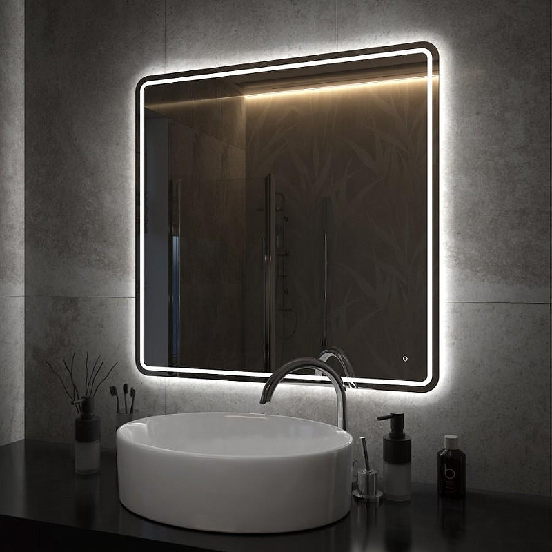 Зеркало Maretti Florenza 80 FL148080P34EL с подсветкой с сенсорным выключателем и диммером, купить, цена, заказать, магазин, доставка, скидка, промокод, купить, цена, заказать, магазин, доставка, скидка, промокод