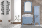 Комплект мебели для ванной ASB-Woodline Модерн 85 Рошфор с Белой патиной, купить, цена, заказать, магазин, доставка, скидка, промокод, купить, цена, заказать, магазин, доставка, скидка, промокод
