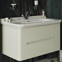 Тумба под раковину Kerasan Waldorf 94 925530 подвесная Bi vaniglia matt, купить, цена, заказать, магазин, доставка, скидка, промокод, купить, цена, заказать, магазин, доставка, скидка, промокод