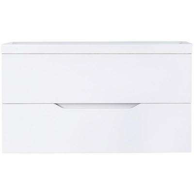 Тумба с раковиной Orange Line 100 Li-100Tuw+RA100 подвесная Белая матовая