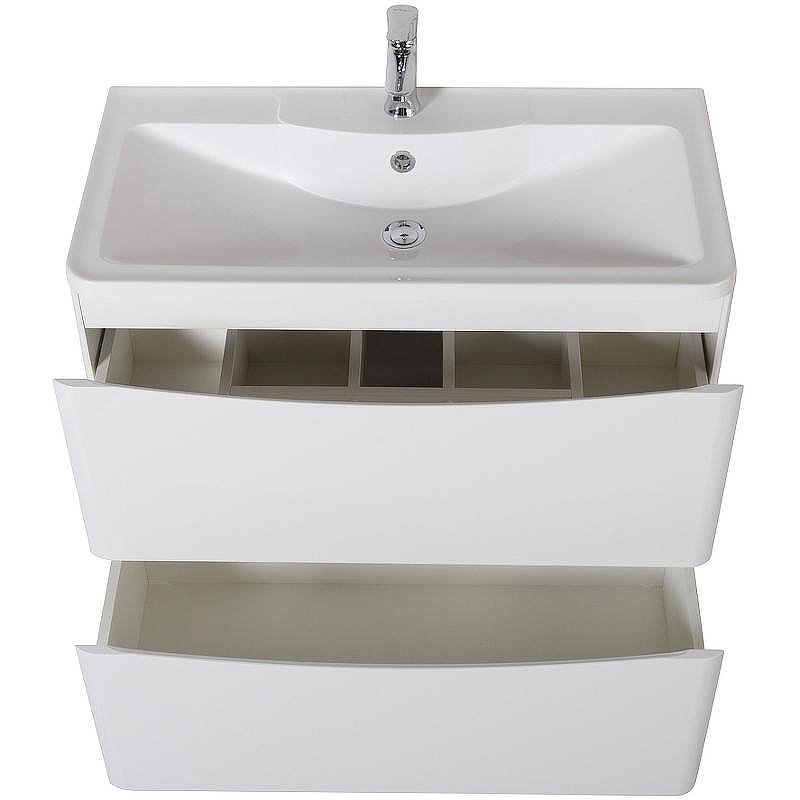 Тумба под раковину BelBagno 80 ACQUA-800-2C-PIA-BL Bianco Lucido, купить, цена, заказать, магазин, доставка, скидка, промокод, купить, цена, заказать, магазин, доставка, скидка, промокод