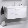 Тумба под раковину Aqwella Манчестер 100 MAN01102 подвесная Белый глянец, купить, цена, заказать, магазин, доставка, скидка, промокод, купить, цена, заказать, магазин, доставка, скидка, промокод