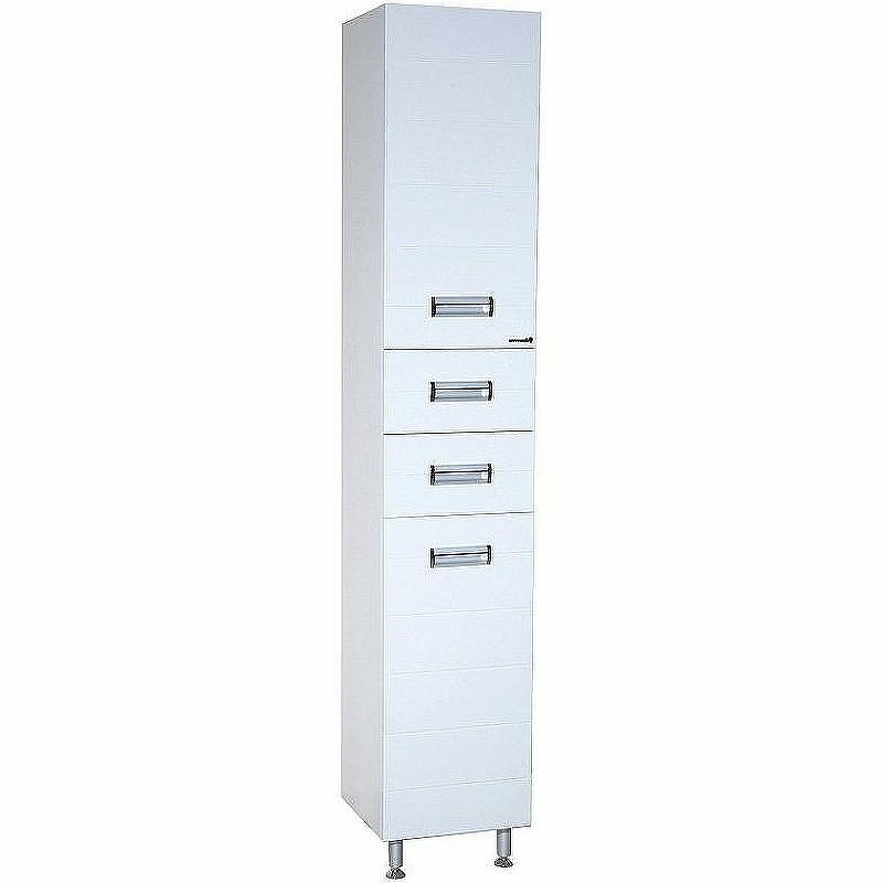 Шкаф пенал Bellezza Сиена 35 4623904710019 Белый, купить, цена, заказать, магазин, доставка, скидка, промокод, купить, цена, заказать, магазин, доставка, скидка, промокод