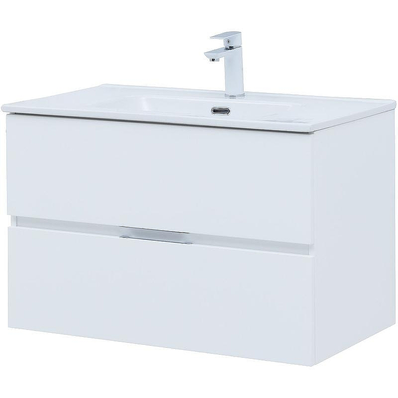 Тумба под раковину Aquanet Алвита New 80 277514 подвесная Белая матовая, купить, цена, заказать, магазин, доставка, скидка, промокод, купить, цена, заказать, магазин, доставка, скидка, промокод