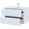 Тумба под раковину Aquanet Алвита New 80 277514 подвесная Белая матовая, купить, цена, заказать, магазин, доставка, скидка, промокод, купить, цена, заказать, магазин, доставка, скидка, промокод