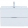 Тумба под раковину Aquanet Алвита New 80 277514 подвесная Белая матовая, купить, цена, заказать, магазин, доставка, скидка, промокод, купить, цена, заказать, магазин, доставка, скидка, промокод
