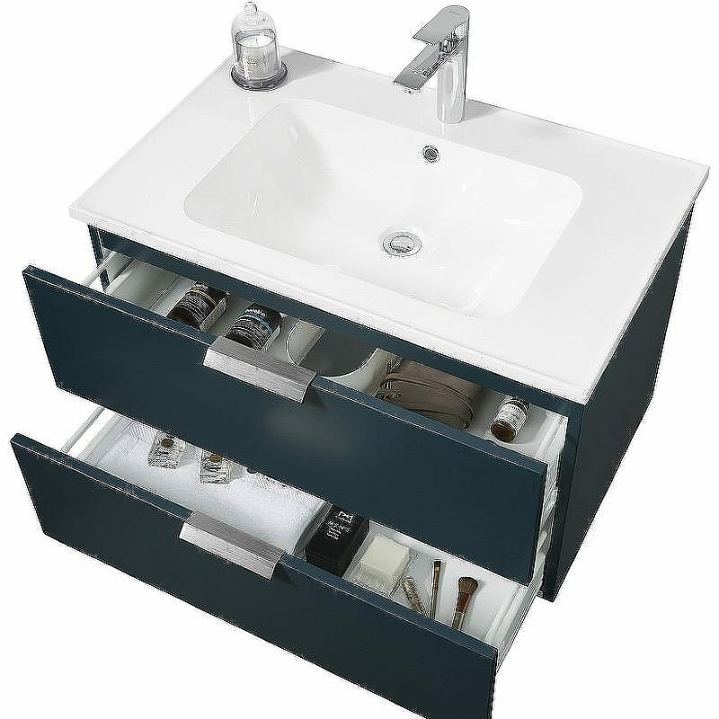 Тумба с раковиной Orans BC-0901 80 0901800 подвесная Ocean blue matt, купить, цена, заказать, магазин, доставка, скидка, промокод, купить, цена, заказать, магазин, доставка, скидка, промокод