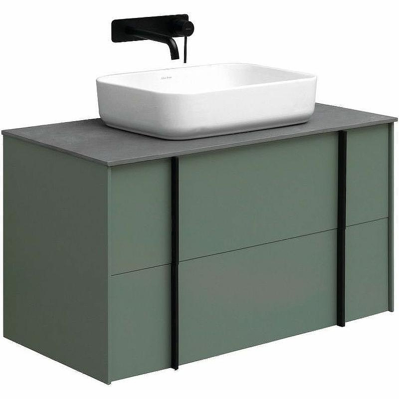 Тумба под раковину Allen Brau Reality 90 1.32006.CGM подвесная Олива матовая, купить, цена, заказать, магазин, доставка, скидка, промокод, купить, цена, заказать, магазин, доставка, скидка, промокод