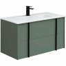 Тумба под раковину Allen Brau Reality 90 1.32006.CGM подвесная Олива матовая, купить, цена, заказать, магазин, доставка, скидка, промокод, купить, цена, заказать, магазин, доставка, скидка, промокод