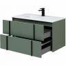 Тумба под раковину Allen Brau Reality 90 1.32006.CGM подвесная Олива матовая, купить, цена, заказать, магазин, доставка, скидка, промокод, купить, цена, заказать, магазин, доставка, скидка, промокод