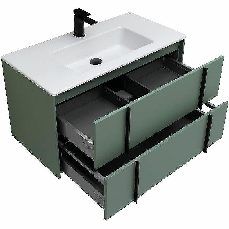 Тумба под раковину Allen Brau Reality 90 1.32006.CGM подвесная Олива матовая, купить, цена, заказать, магазин, доставка, скидка, промокод, купить, цена, заказать, магазин, доставка, скидка, промокод