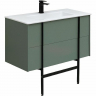 Тумба под раковину Allen Brau Reality 90 1.32006.CGM подвесная Олива матовая, купить, цена, заказать, магазин, доставка, скидка, промокод, купить, цена, заказать, магазин, доставка, скидка, промокод
