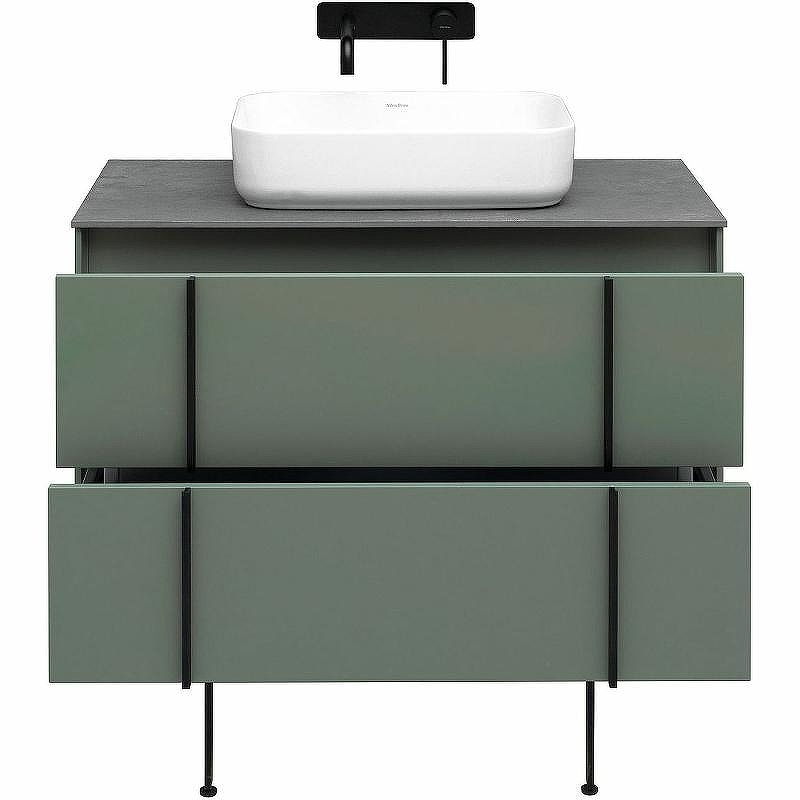 Тумба под раковину Allen Brau Reality 90 1.32006.CGM подвесная Олива матовая, купить, цена, заказать, магазин, доставка, скидка, промокод, купить, цена, заказать, магазин, доставка, скидка, промокод