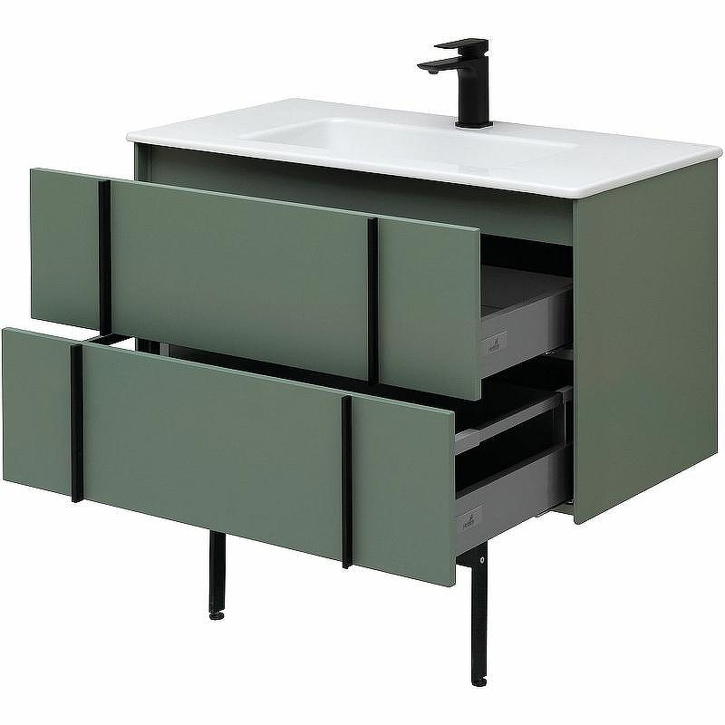 Тумба под раковину Allen Brau Reality 90 1.32006.CGM подвесная Олива матовая, купить, цена, заказать, магазин, доставка, скидка, промокод, купить, цена, заказать, магазин, доставка, скидка, промокод