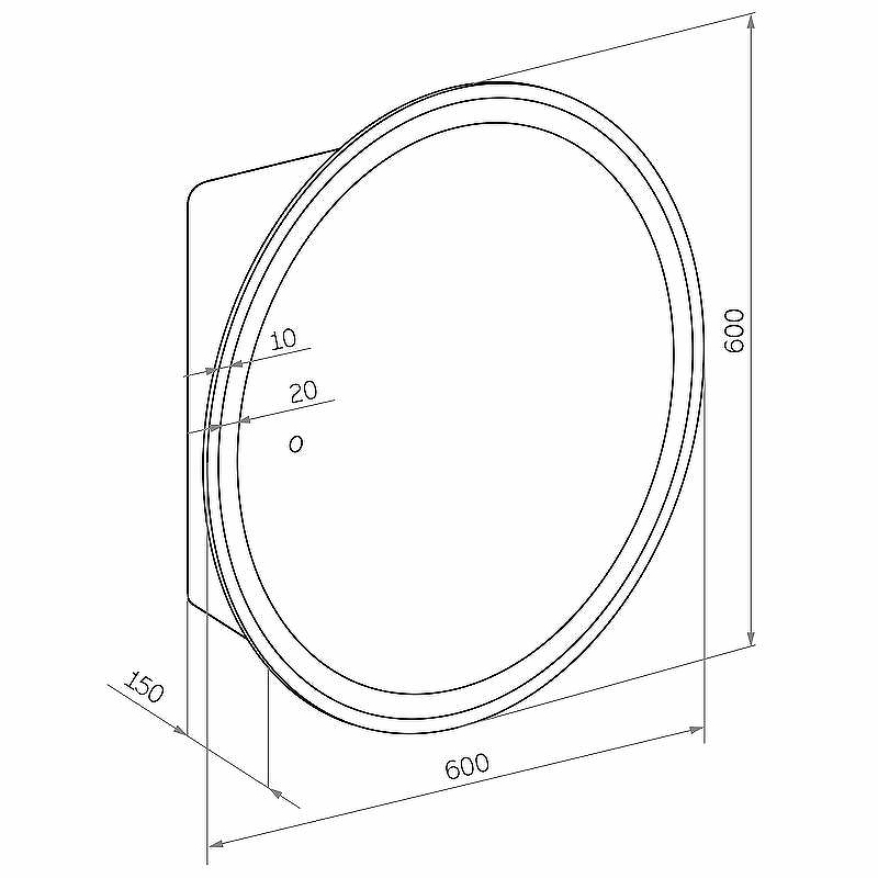 Зеркальный шкаф Континент Torneo Black LED 60 МВК068 с подсветкой Черный, купить, цена, заказать, магазин, доставка, скидка, промокод, купить, цена, заказать, магазин, доставка, скидка, промокод