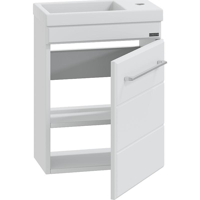 Тумба под раковину СанТа Омега 40 207036 подвесная Белая, купить, цена, заказать, магазин, доставка, скидка, промокод, купить, цена, заказать, магазин, доставка, скидка, промокод
