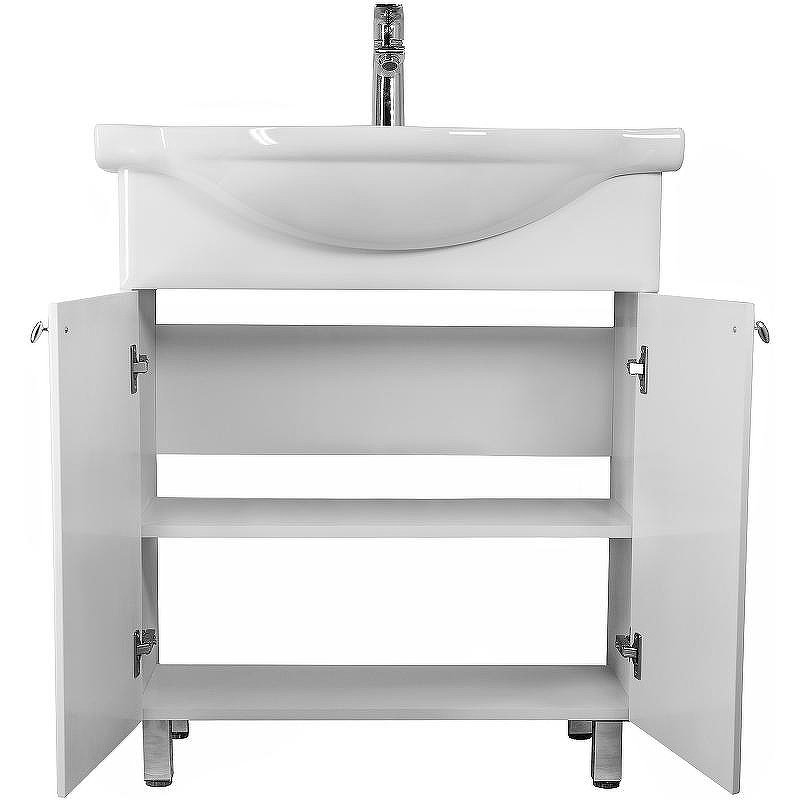 Тумба под раковину Style Line Канна 75 ЛС-00002283 Белый глянец, купить, цена, заказать, магазин, доставка, скидка, промокод, купить, цена, заказать, магазин, доставка, скидка, промокод