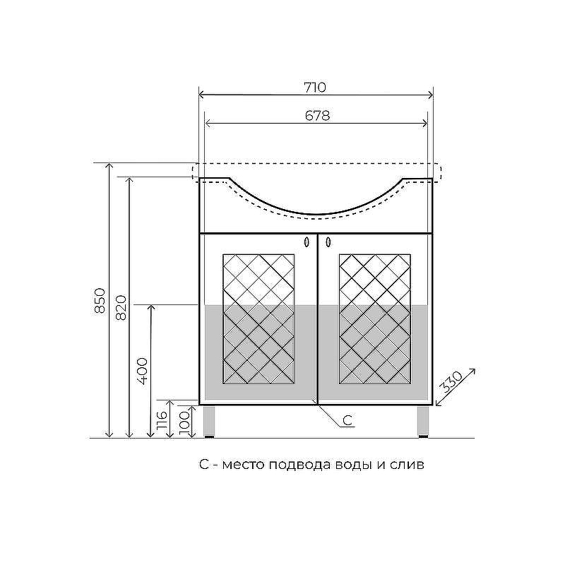 Тумба под раковину Style Line Канна 75 ЛС-00002283 Белый глянец, купить, цена, заказать, магазин, доставка, скидка, промокод, купить, цена, заказать, магазин, доставка, скидка, промокод