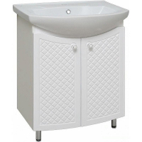 Тумба под раковину Runo Милано 65 УТ000002087 Белая, купить, цена, заказать, магазин, доставка, скидка, промокод, купить, цена, заказать, магазин, доставка, скидка, промокод