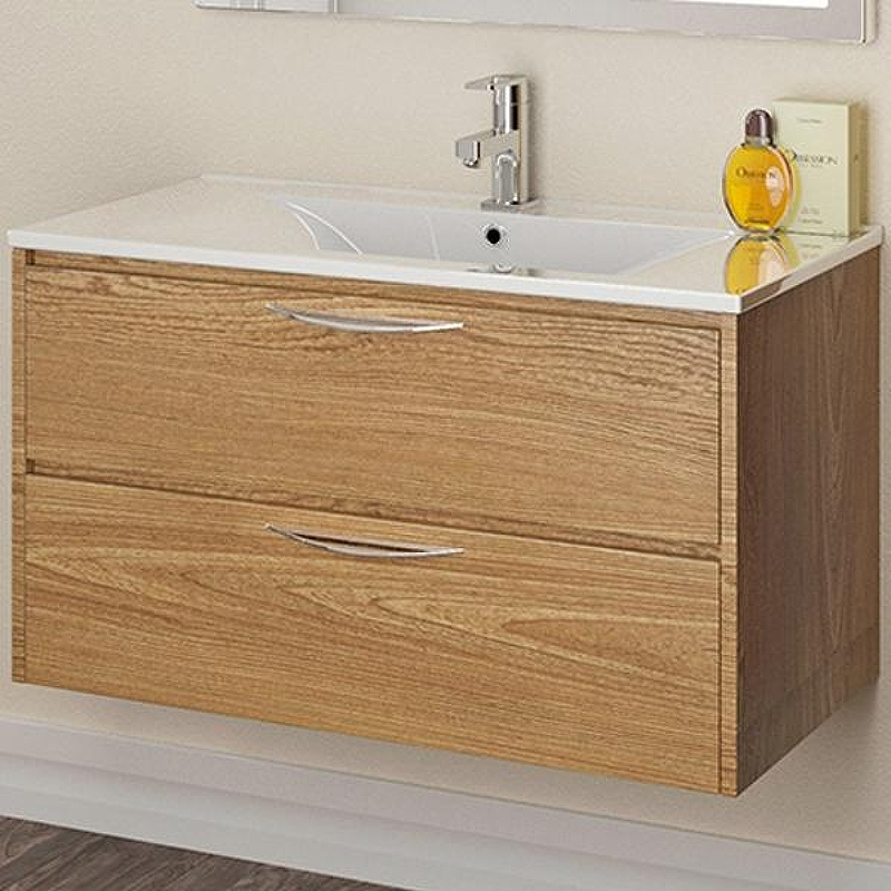 Тумба с раковиной SanVit Мэри-2 100 kmery1002 с фактурой под дерево подвесная Акация светлая, купить, цена, заказать, магазин, доставка, скидка, промокод, купить, цена, заказать, магазин, доставка, скидка, промокод