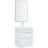 Тумба под раковину Aquanet Ирис new 50 310147 подвесная Белый глянец, купить, цена, заказать, магазин, доставка, скидка, промокод, купить, цена, заказать, магазин, доставка, скидка, промокод
